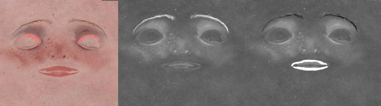 The face of the forgers son - Color - Bump - Specular