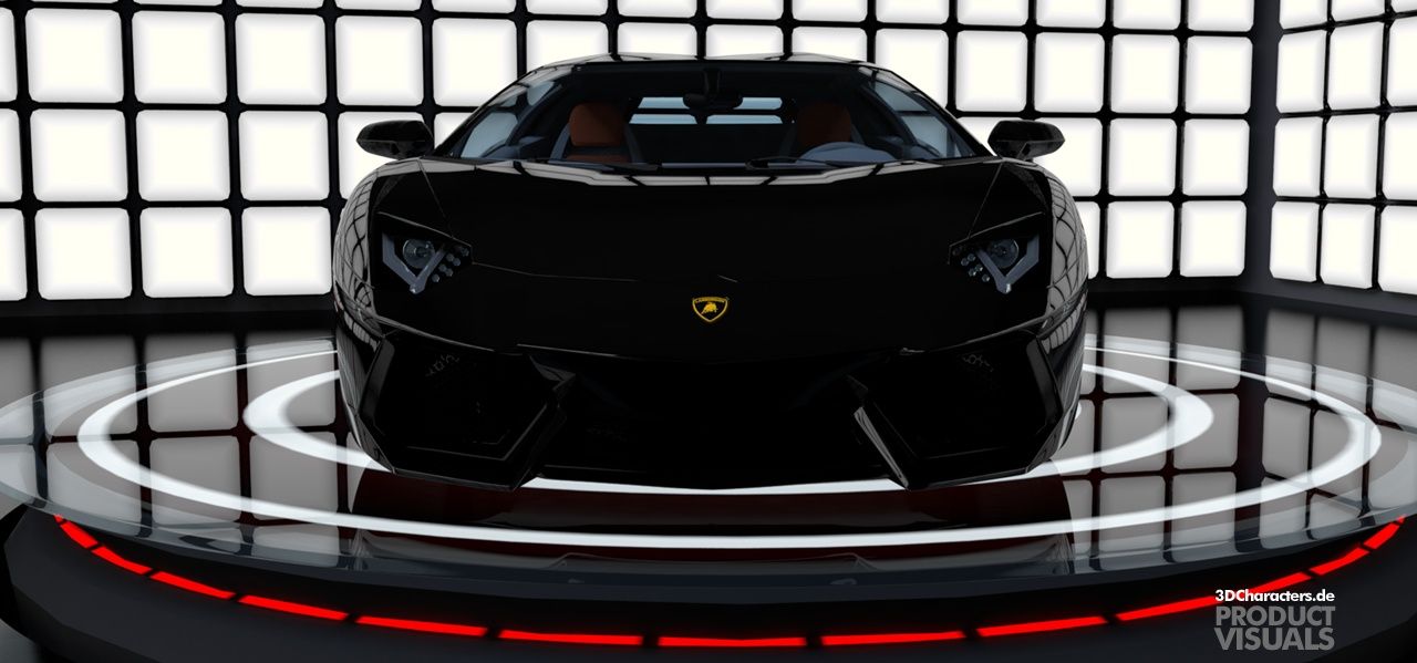 Lamborghini black - 3D Product visual