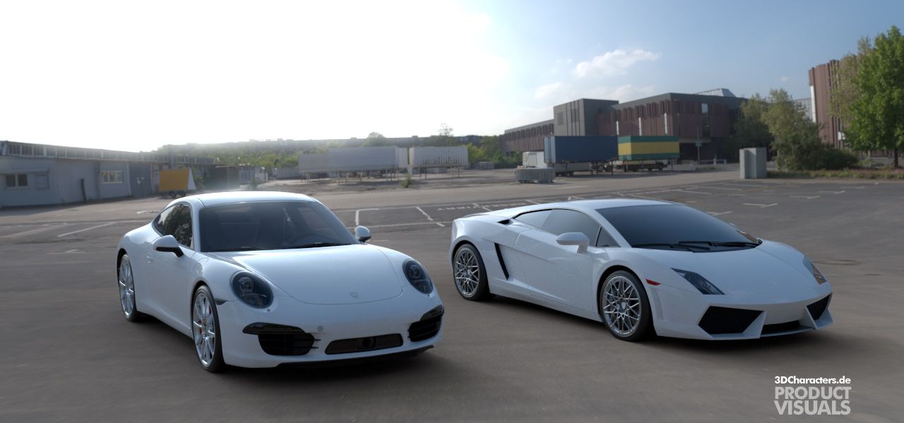 Porsche 911 | Lamborghini - 3D Product visual
