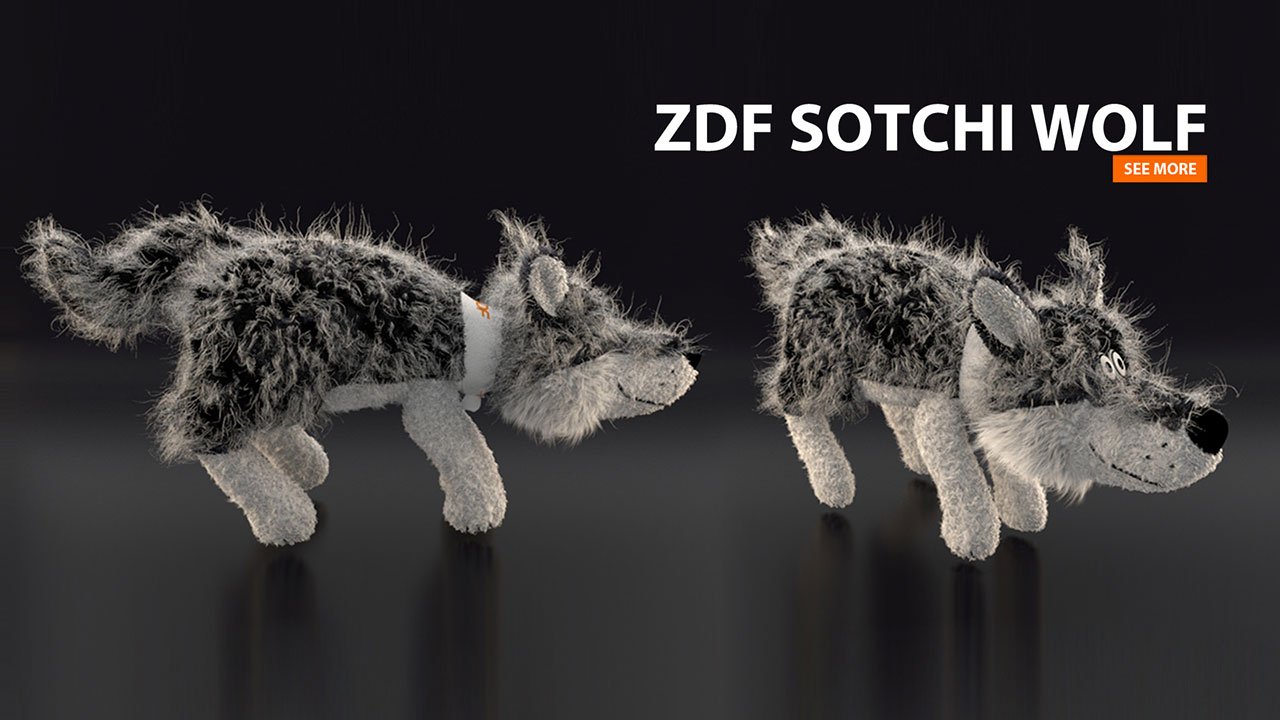 ZDF Sotchi Wolf | 3D-Character-Animation